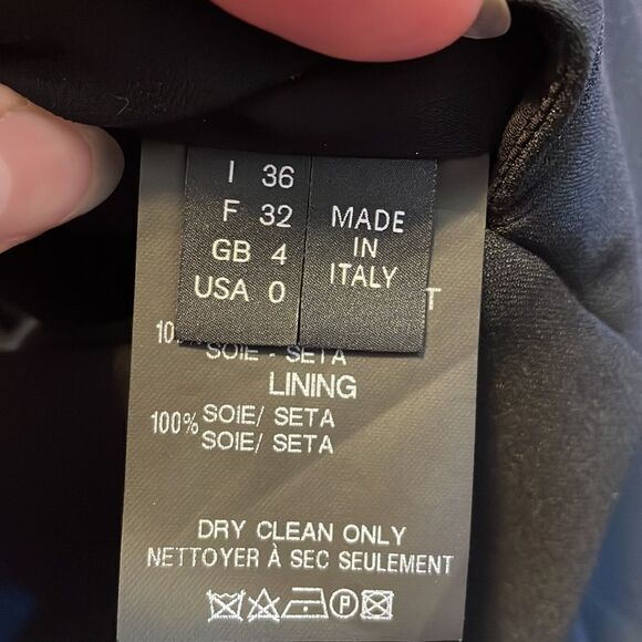 Derek Lam Buckle Cut Out Midi Dress Black 0 - Picture 9 of 12